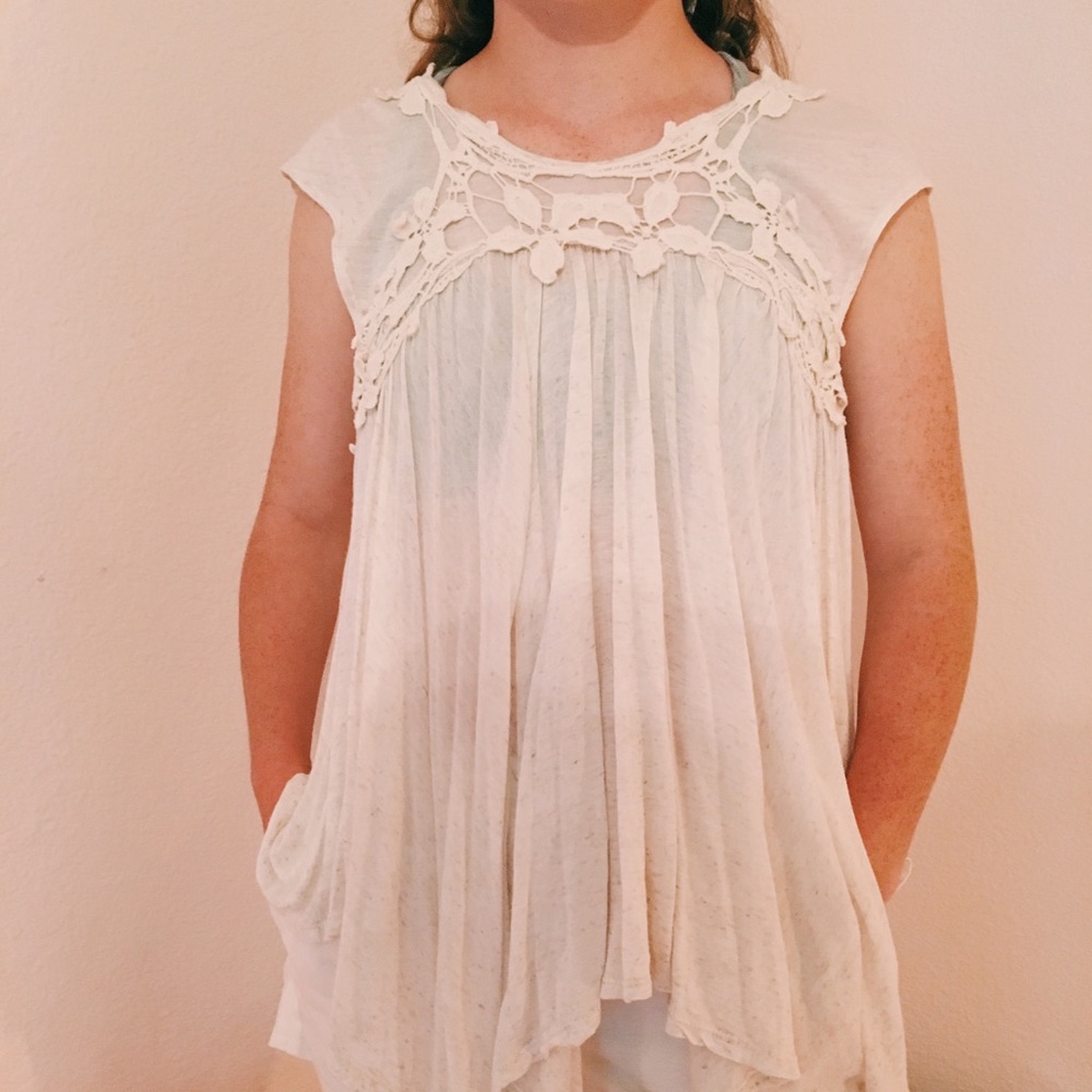 Alter’d state creme heather blouse